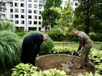 Zakończenie roku i posadzenie dębu niepodległości